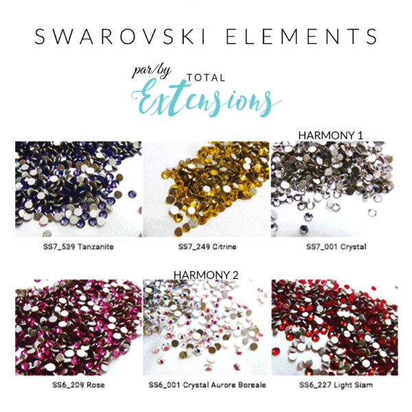 Total Gems - Cristaux décoratifs Swarovski® pour extensions de cils - Image 2