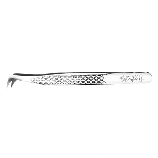 Total Fan - Pinces courbées à prise précise pour pose d'extensions de cils volume - Image 2