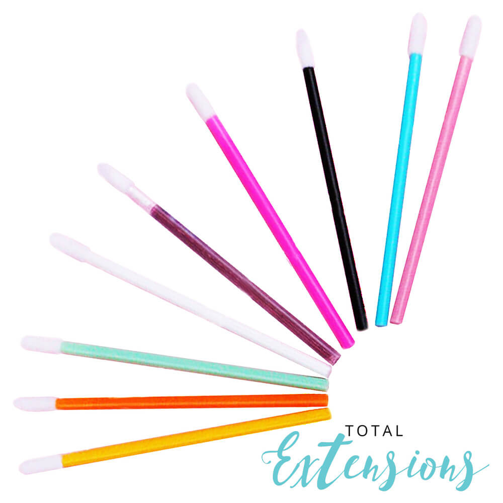 Total Wands Mousse - Applicateurs jetables à embout mousse floquée