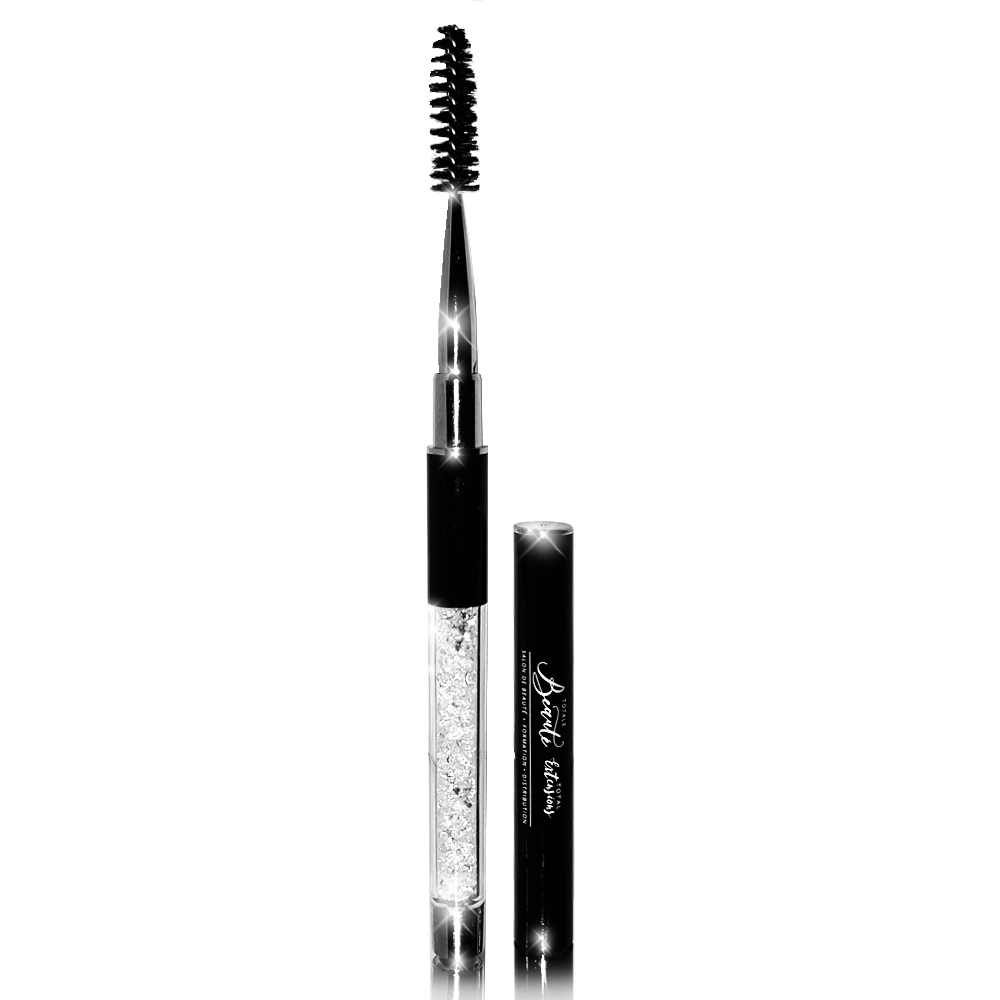 Total-Lux - Brosse à mascara portative luxueuse avec cristaux