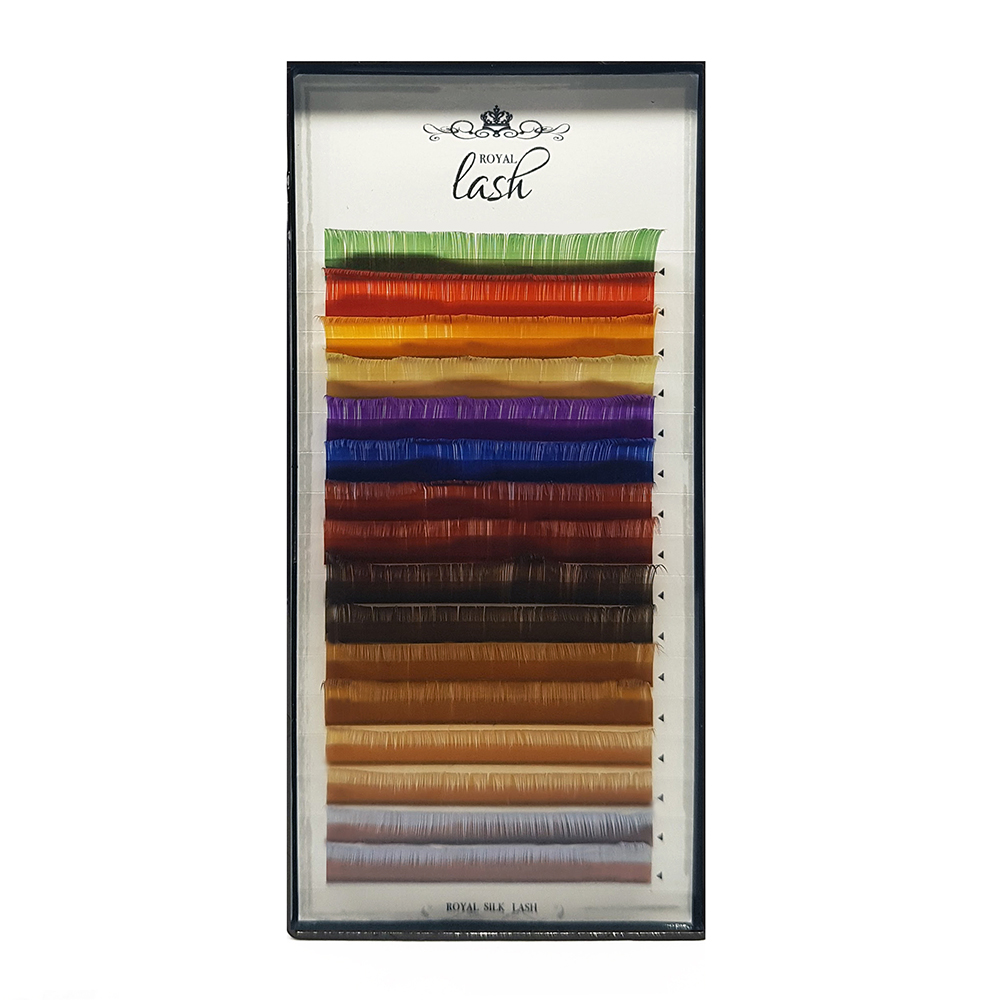 Royal Lashes Arc-En-Ciel Extensions de cils C 0.07 12 mm