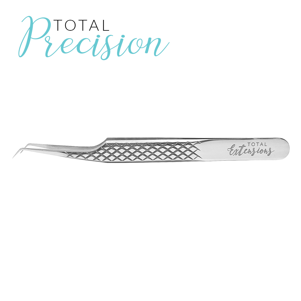 Total Précision - Pinces en angle ultra-fines pour extensions de cils